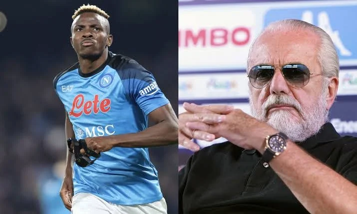 Napoli chief Aurelio De Laurentiis says there is 'no way' they sell Victor Osimhen this summer