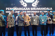 Lampung Raih Penghargaan Bhumandala Ariti dari Badan Informasi Geospasial