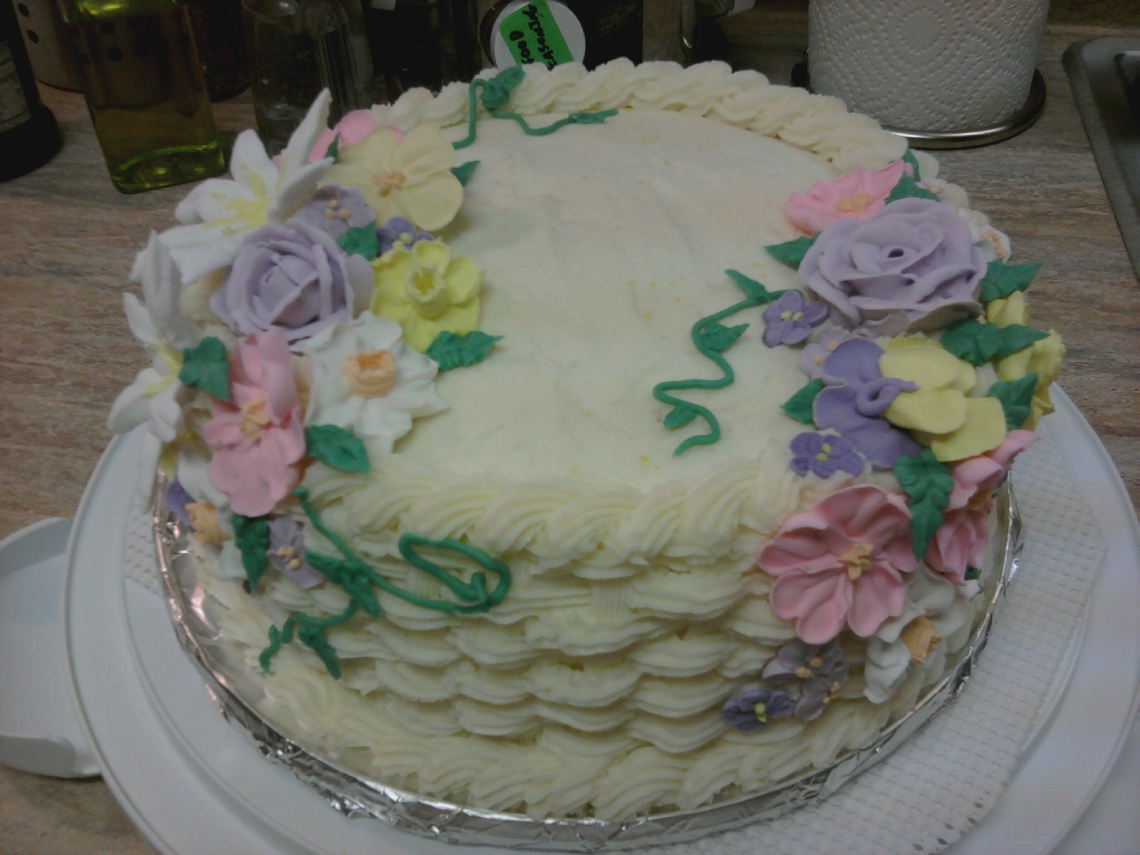The Gluten Free Wife Wilton Advanced Flowers Final Cake