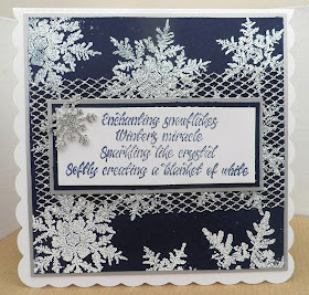 winter's miracle - enchanting snowflakes - sentiment stamps - visible image stamps