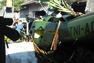 TNI Angkatan Darat masih enggan berkomentar terkait dengan helikopter jatuh saat amankan kunjungan Jokowi di Sleman - Commando