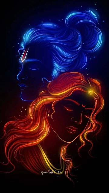 Shiv Parvati God iPhone Wallpaper