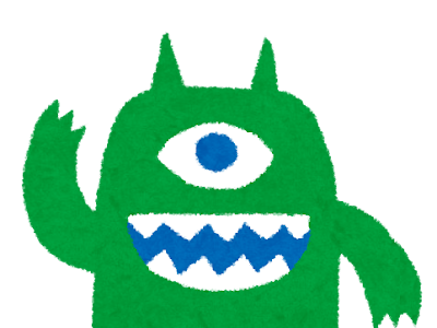 動物画像無料 可愛い モンスター イラスト