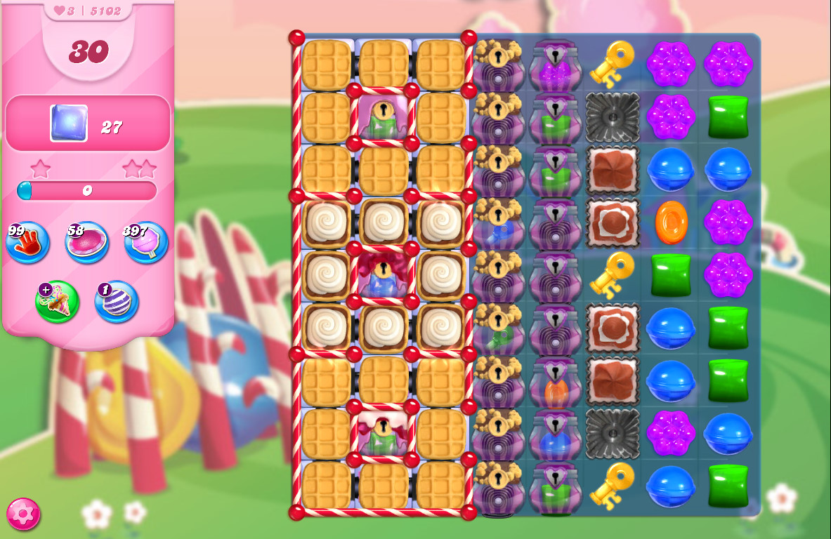 Candy Crush Saga level 5102