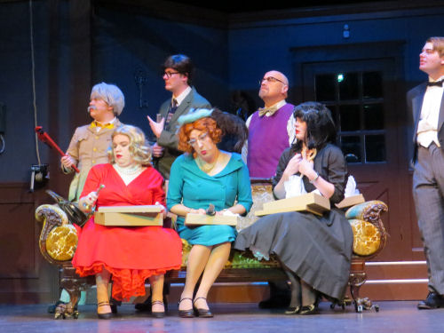 scene from play Clue