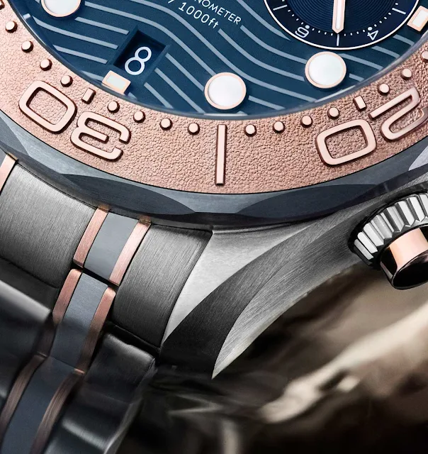 Omega Seamaster Diver 300M Chronograph Titanium, Tantalum and Sedna Gold