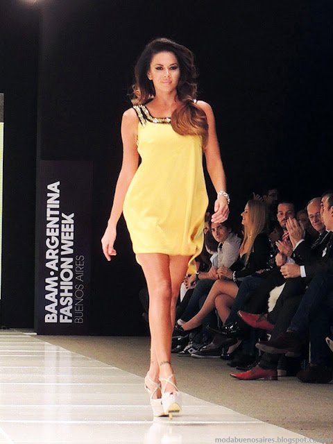 Claudio Cosano primavera verano 2014 vestidos.