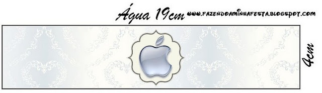 Fiesta de Apple: Invitaciones y Etiquetas para Candy Bar para Imprimir Gratis.