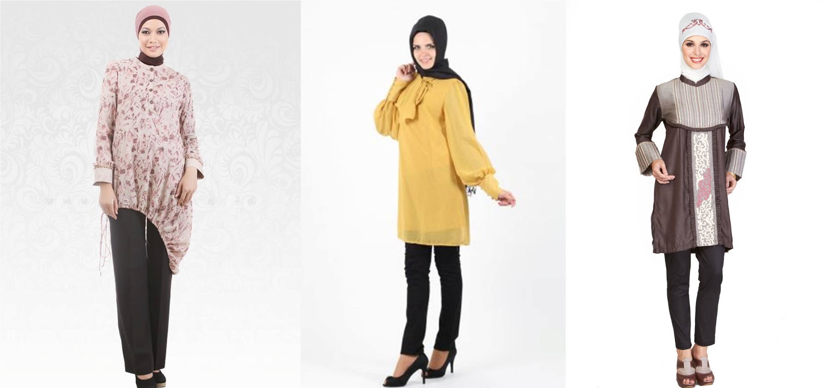 GAMBAR MODEL BUSANA KERJA MUSLIMAH Freewaremini