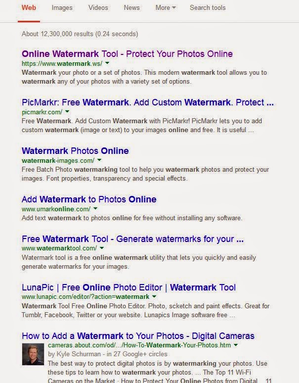 Foto Cara watermark secara online