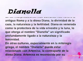 significado del nombre Dianella