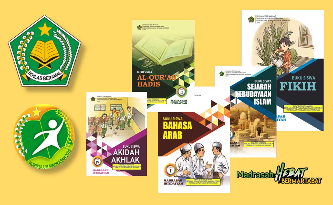 Buku PAI dan Bahasa Arab MI Semua Kelas KMA 183 184 Tahun 2019