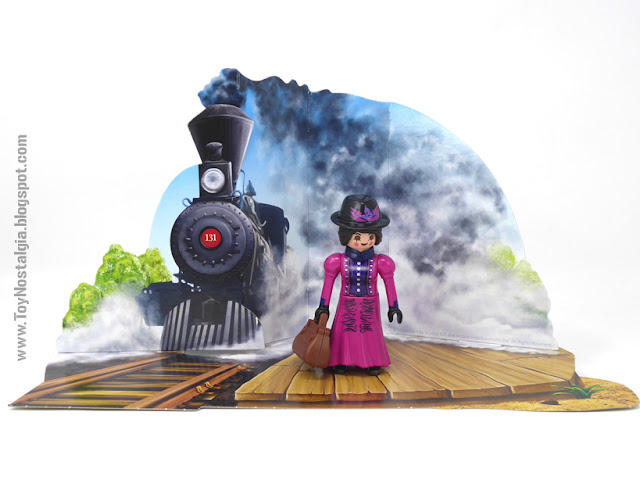 Diorama apeadero de tren con Clara Clayton Playmobil Back To the Future 3 - Calendario de Adviento (Playmobil Back To The Future III - Calendario de Adviento)