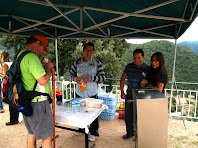 Esmorzant al Mirador de la Presa de Sau