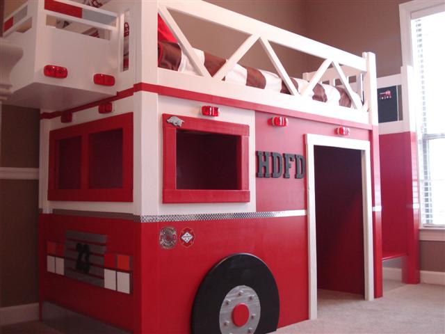 wood fire truck plans