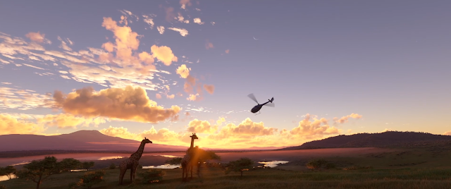 Xbox Bethesda Games Showcase 2022 Microsoft Flight Simulator helicopter giraffes safari 40th anniversary