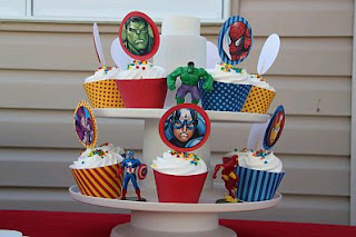 Cupcakes Los Vengadores para Fiestas Infantiles