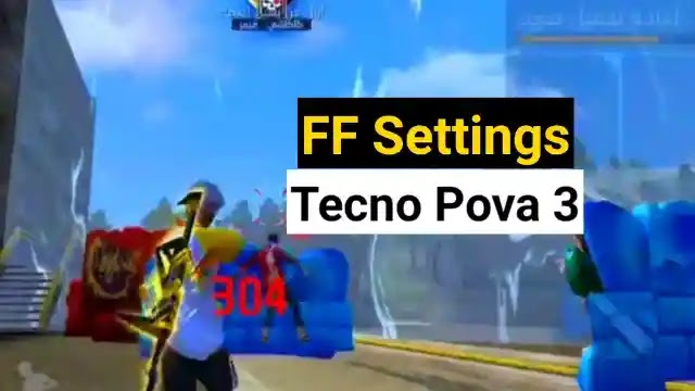 Free fire best settings for headshot Tecno Pova 3 : Sensi and dpi
