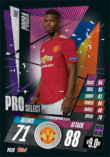 Topps Match Attax 2020-2021 Manchester United FC Set