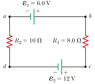 hukum kirchoff 2, soal hukum kirchoff 2, loop rule, hukum kirchhoff 2, soal hukum kirchhoff 2, loop rangkaian