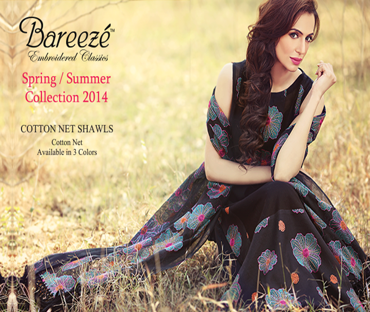 Bareeze Embroidered Spring Summer 2014-15-00