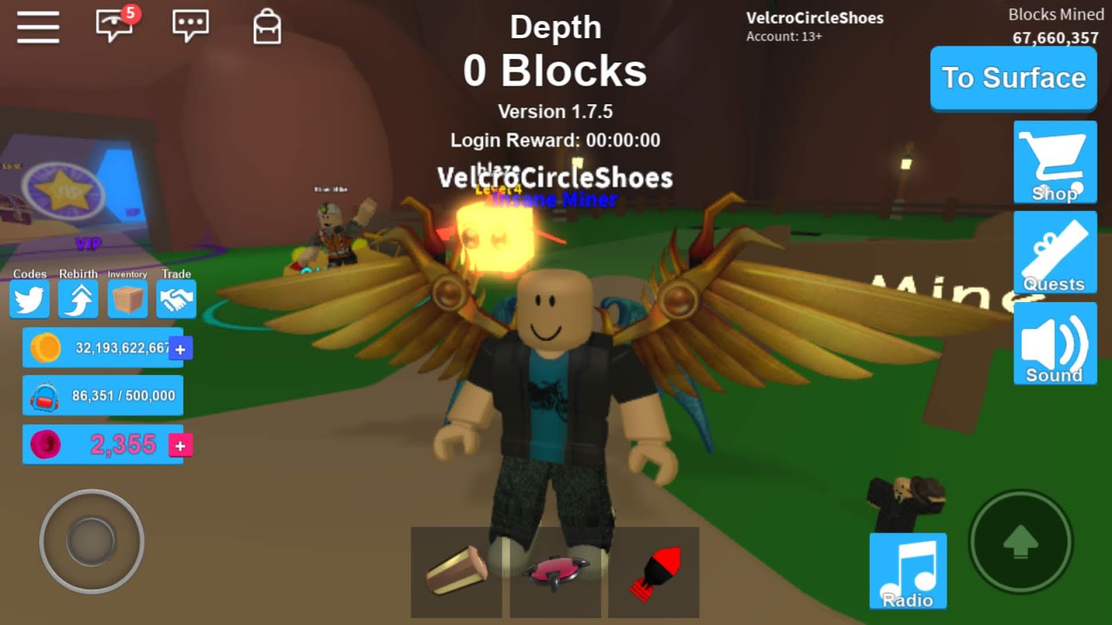 Elkagorasa The Casual Off Topic Roblox Mining Simulator - roblox codes for mining simulator roblox 2018