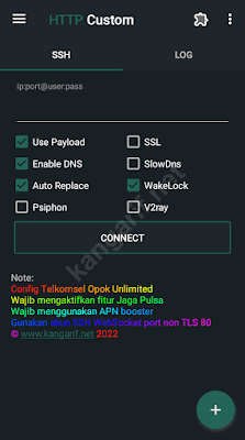 config telkomsel opok unlimited