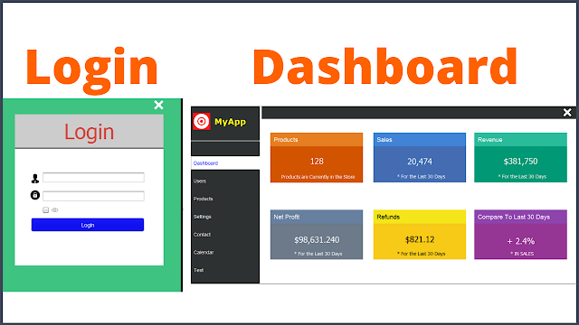 Java Design a Login And Dashboard Form