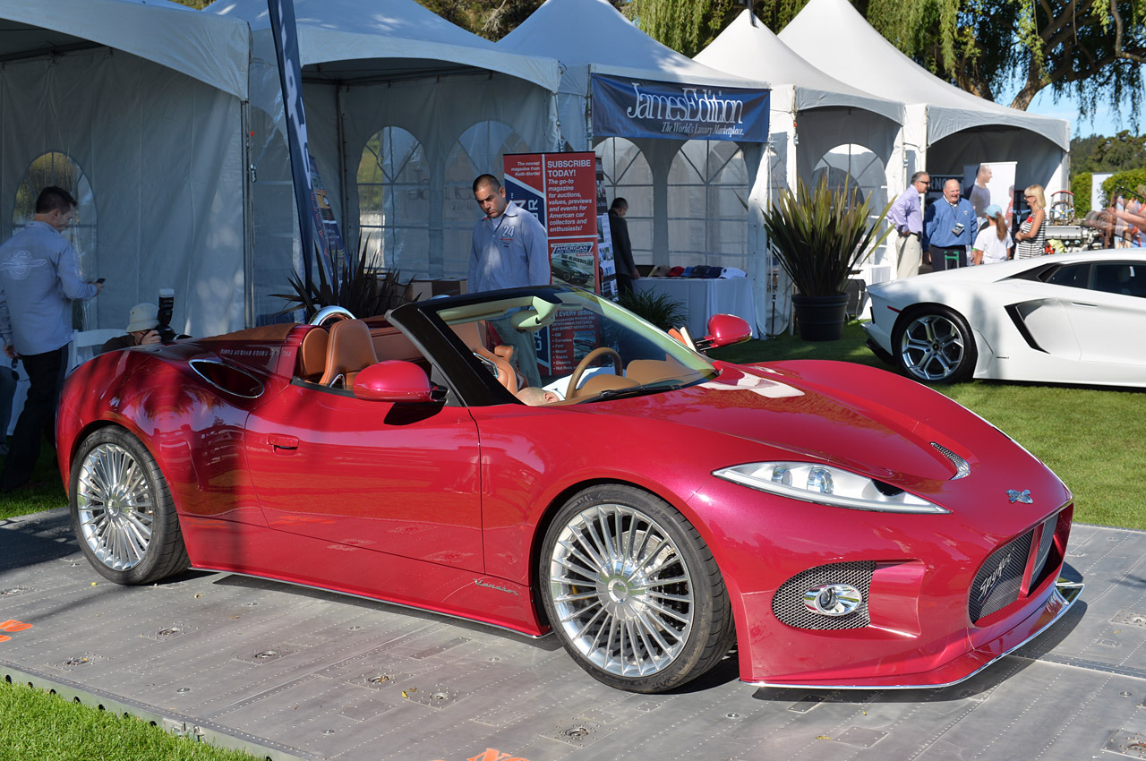 © Automotiveblogz: Spyker B6 Venator Spyder Concept: Monterey 2013 Photos