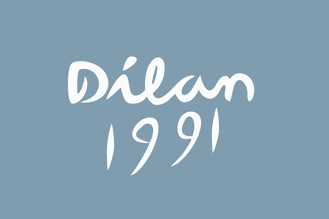 Cara Membuat Tulisan Font Cover Film Dilan 1991