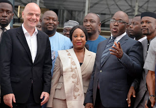 FIFA president and Secretary General visits Nigeria