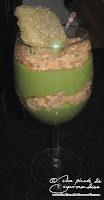 verrine de truite a l avocat galette au sesame recette