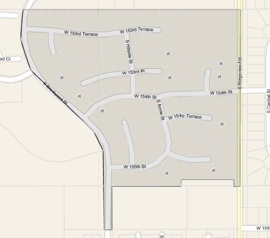 Southdowns Subdivision in Olathe, Kansas Real Estate Stats