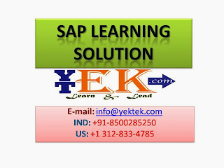 SAP Learning Solution Training