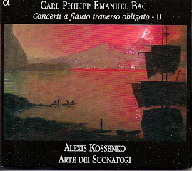 Bach CPE - Concerti a flauto traverso obligato II - Kossenko, Arte dei Suonatori (flac)