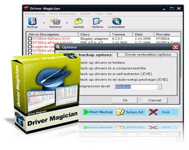 Driver Magician permite hacer una copia de seguridad de todos los controladores instalados Driver Magician 5.0 [Full Pc]
