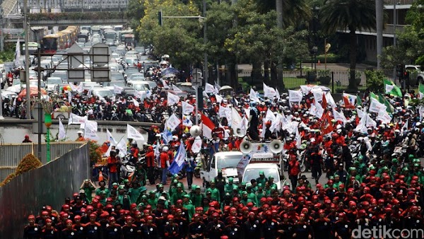 Demo Besar Lagi! 5.000 Buruh Bakal ‘Kepung’ Istana 2 November
