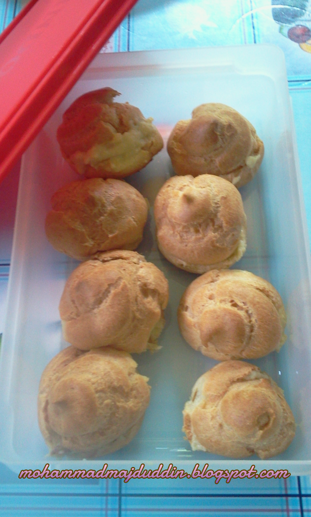 Resepi Cream Puff Jagung - Gapura G