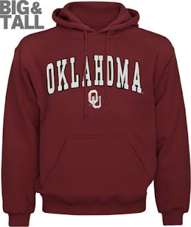 Big and Tall Oklahoma Sooners Hooded Sweatshirt