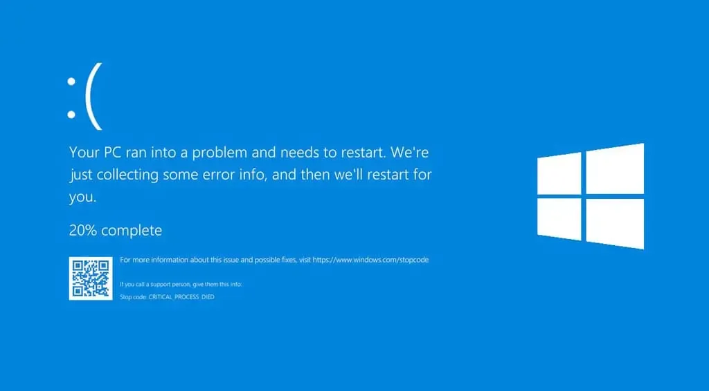 مشكلة عدم بدء تشغيل Windows بعد التحديث