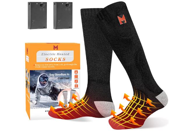 MRAWARM Men Women Electric Heating Socks