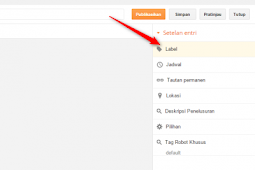 Cara Buat Label pada Postingan di Blogger