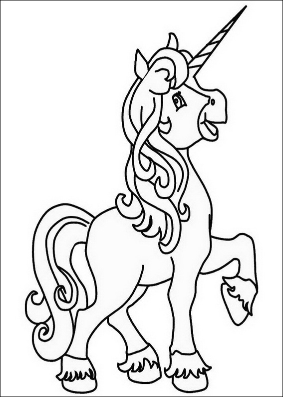 Free Printable Unicorn Coloring Pages Kids title=