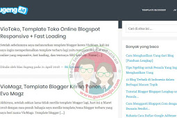 Blogger Mas Sugeng atau sugeng.id dengan Templatenya