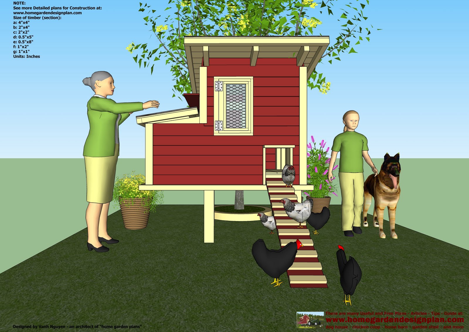 Ck Coop: Guide Plans for a frame chicken coop