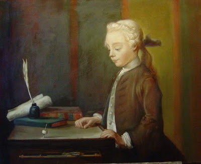 enfant à la toupie de Chardin