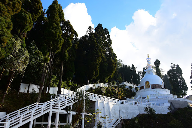 Peace Pagoda,Darjeeling