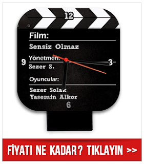 Kişiye Özel Sinema Klaketi Masa Saati