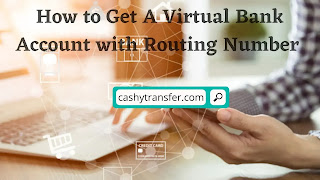 virtual Bank Account with Routing Number