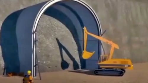 maquinas escavação tunel sistema natm